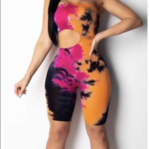 Tie die romper